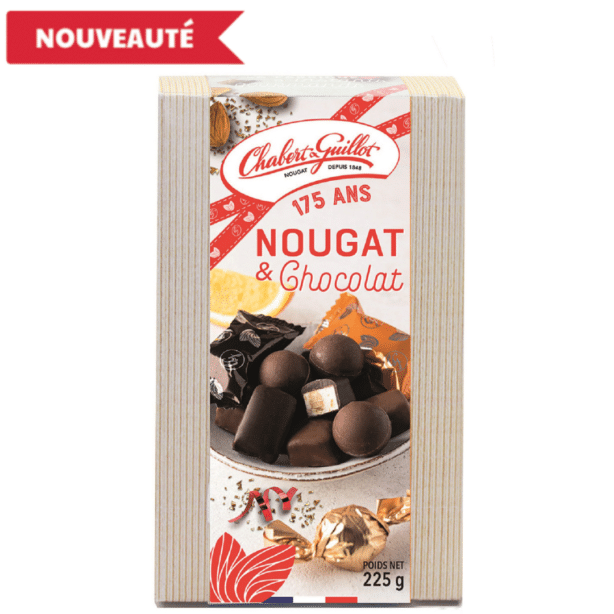 Nougat de Montélimar enrobé de chocolat Nougat Chabert Guillot