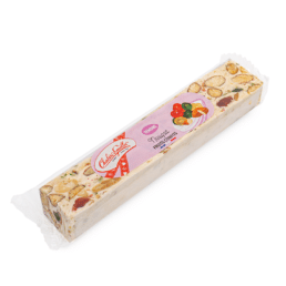 Nougat tendre aux Amandes et Fruits Confits – Barre 100g - Nougat Chabert & Guillot