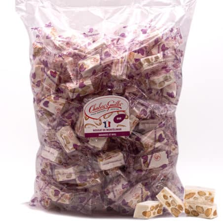 Nougat de Montélimar dur – Poche 1kg