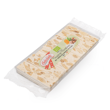 Nougat de Montélimar tendre Bio – Barquette 120g