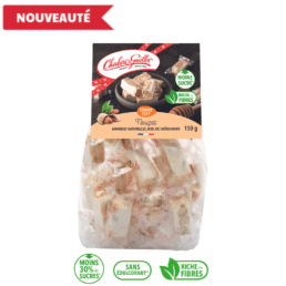 Nougat moins sucré* au miel de châtaigner – Sachet 150g - Nougat Chabert & Guillot