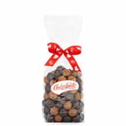 Duo noisettes enrobées chocolat noir et lait – Sachet 300g - Nougat Chabert & Guillot