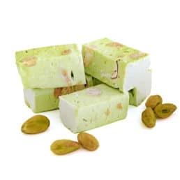 Nougat tendre pistache – Poche 1Kg - Nougat Chabert & Guillot